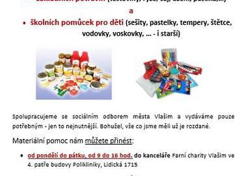 Sbírka akutní materiální pomoci