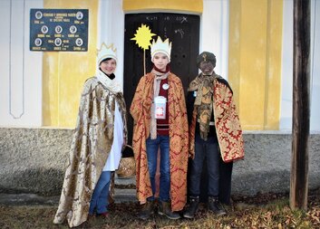 Žehnání tříkrálovým koledníkům 2020