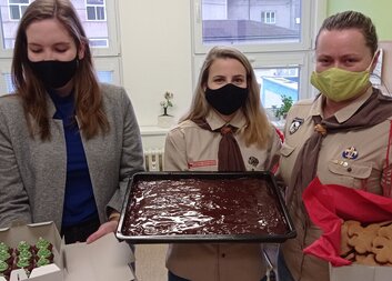 Poděkování skautům