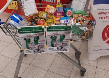 Sbírka potravin ve Vlašimi 