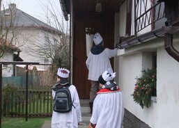 Tříkrálová sbírka Vlašim 14 - 2016