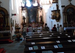 B -prohlídka kostela sv. Františka z Asisi - Votice (2)