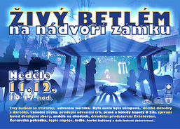 živý Betlém plakát
