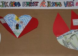 společné dílo dětí z MŠ a ZŠ Louňovice pod Blaníkem