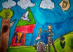 Apolenka - Já bych chtěla pomáhat postiženým lidem,  protože nechci aby se cítili sami