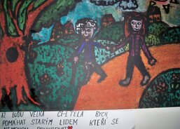 Elen - Až budu velká, chtěla bych pomáhat starým lidem, kteří se nemohou pohybovat