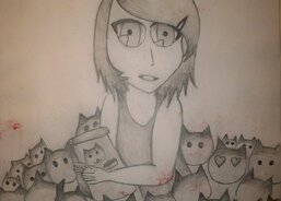 Marie - Až budu dospělá, přála bych si pracovat v kočičím útulku, starat se o kočky a zkrátka vše co k chovatelce koček patří.