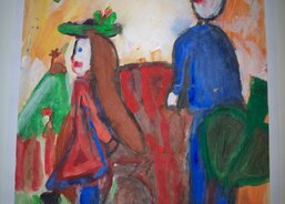 Zuzana - Chci pomáhat mentálně postiženým - zahrada u sanatoria