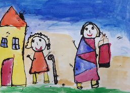 I. Klusáková Veronika; Jdu s babičkou