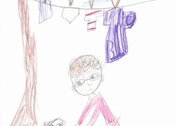 I. Kovaříková Běta; Pomáhám babičce