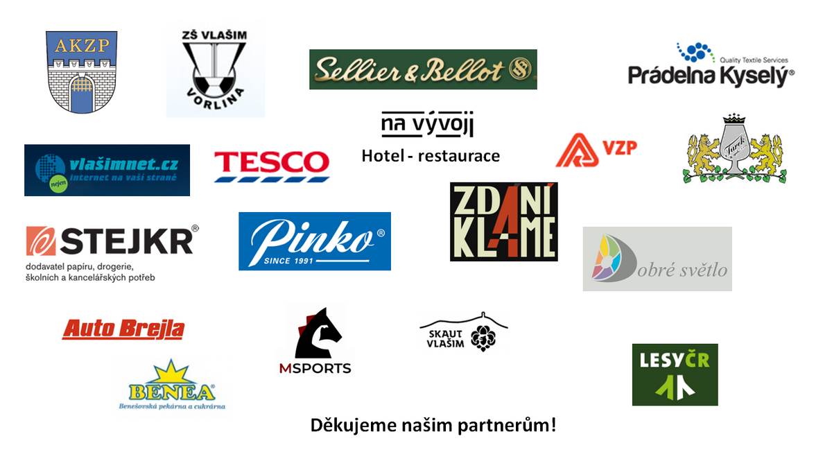 Loga partnerů běhu