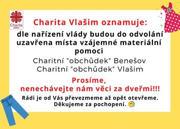 Uzavření "obchůdků"