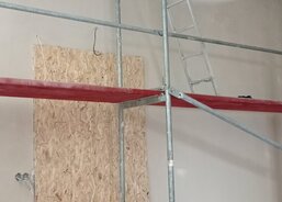 Komunitní centrum - štukujeme