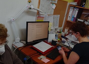 Charita Vlašim pomáhá s registrací na očkování COVID - 19