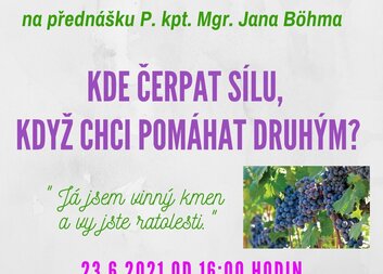 Kde čerpat sílu, když chci pomáhat druhým?