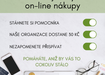 Nakupujete on-line - můžete nás od 14. 7. do 18. 7. podpořit