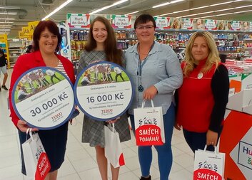 Výsledky hlasování v obchodech Tesco pro náš projekt