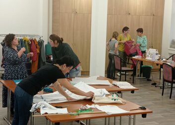 Kurzy šití v Komunitním centru Zahrada