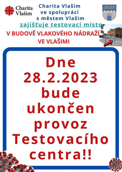 Testovací centrum konec