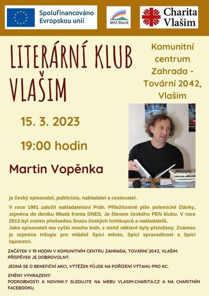 2023.03. LITERÁRNÍ KLUB  Martin Vopěnka