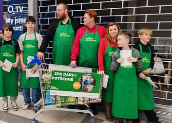 Děkujeme za vaši pomoc při potravinové sbírce!