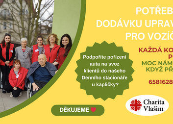 Veřejná sbírka na pořízení auta do denního stacionáře