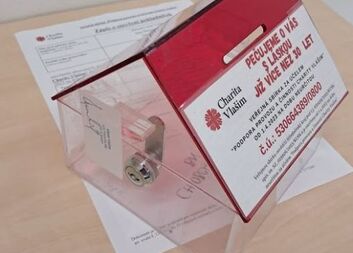 Sčítání kasiček veřejné sbírky 